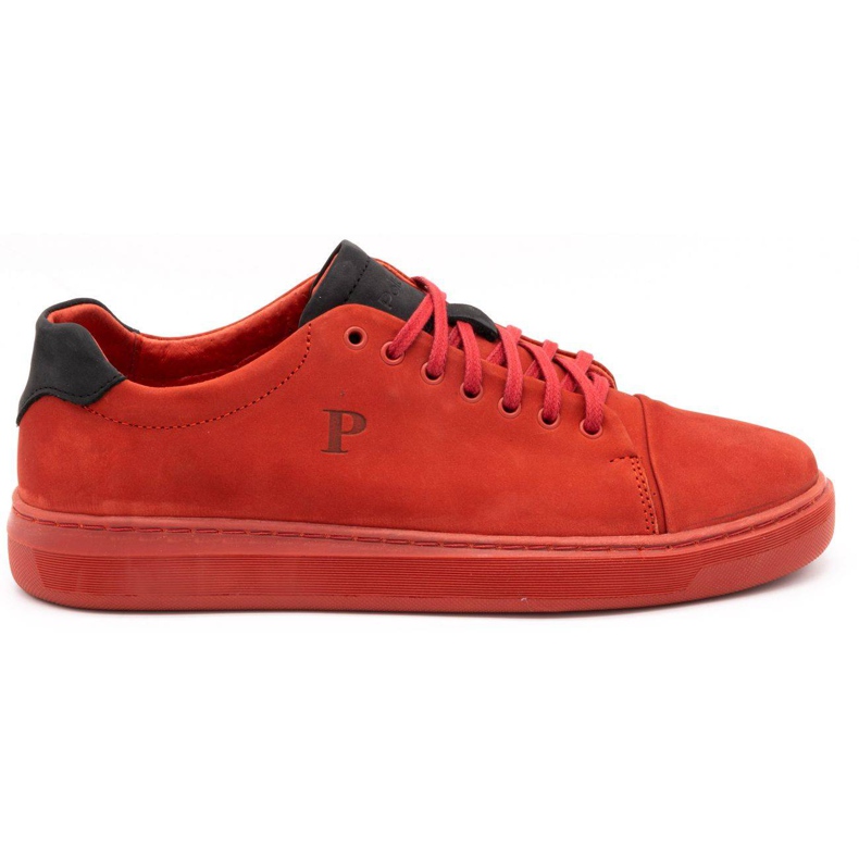 Polbut Herren Lederschuhe 2109 rot