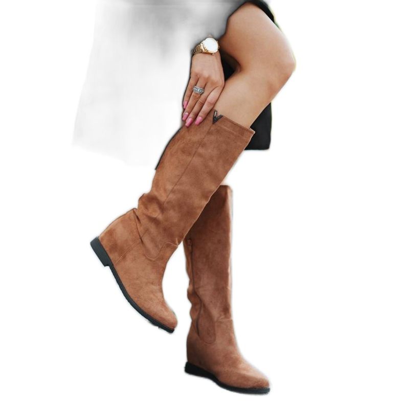 Camel Stiefel mit Nana Keilabsatz braun