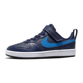 Nike Court Borough Low 2 (PSV) Jr BQ5451-403 Schuhe marineblau rosa