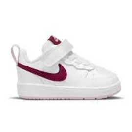 Nike Court Borough Low 2 (TDV) Jr BQ5453-120 Schuhe weiß rosa