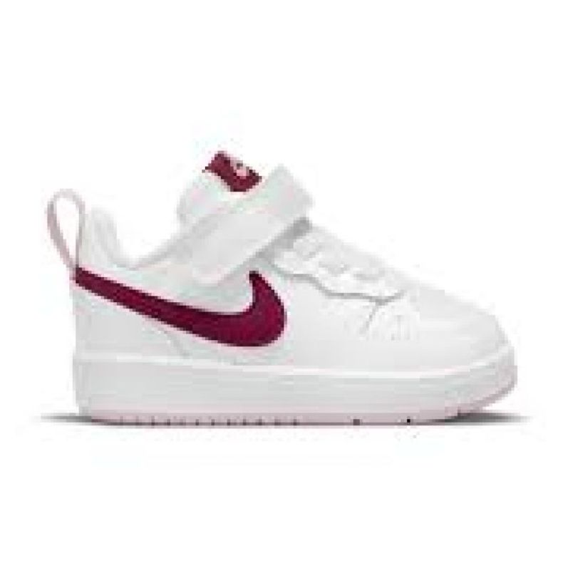 Nike Court Borough Low 2 (TDV) Jr BQ5453-120 Schuhe weiß rosa
