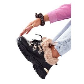 Isolierte Sportschuhe für Damen Black Heart Beats schwarz