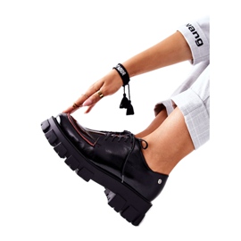 Damen Lederschuhe Maciejka Schwarz 5074A-01