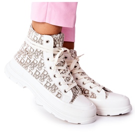 FB3 High-Top-Sneaker für Damen mit weißem Only You-Aufdruck
