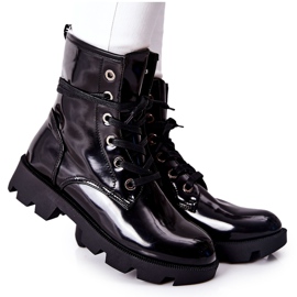 PG1 Schwarze Semope Damen Workers Stiefel