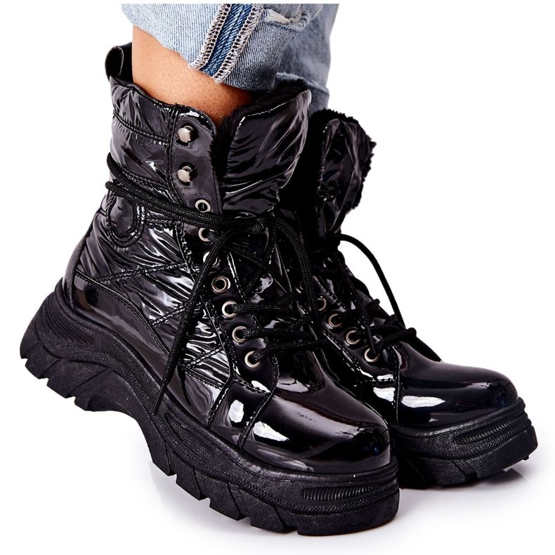 Vinceza Ismobe Black Trapper für Damen schwarz