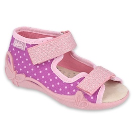 Befado Kinderschuhe 342P038 lila rosa