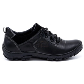 Olivier Herren Trekkingschuhe 7109 schwarz Korn
