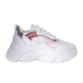 Weiße Sneaker mit Mitsuko-Dekoration