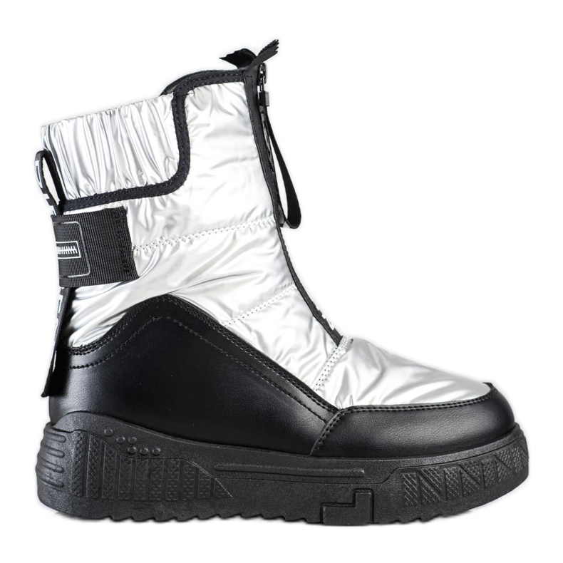 Seastar Schneestiefel auf dem Slider schwarz silber-