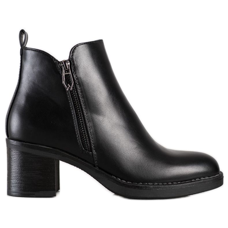 Seastar Klassische schwarze Stiefel mit Reißverschluss