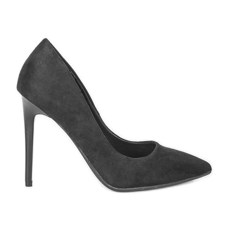 Megans schwarze High Heels