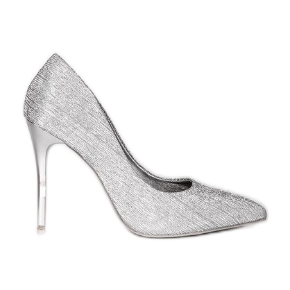 Ashley silberne High Heels silber-