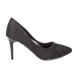 Schwarze High Heels auf einem Kathryn Medium Heel