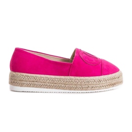Rosa Espadrilles auf Pretty Woman-Plattform