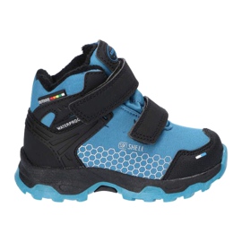 American Club Softshell Sports Boys mit einer HL33/21 Blau-Schwarz-Membran