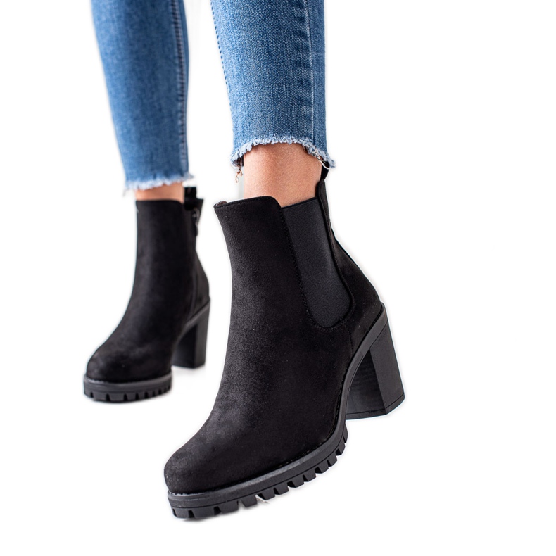 Seastar Klassische Stiefel mit hohen Absätzen schwarz