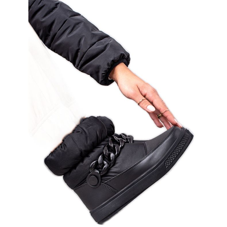 S. BARSKI Schneeschuhe mit Kette S.BARSKI schwarz