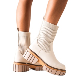 Seastar Booties Jodhpur-Stiefel mit Socke beige