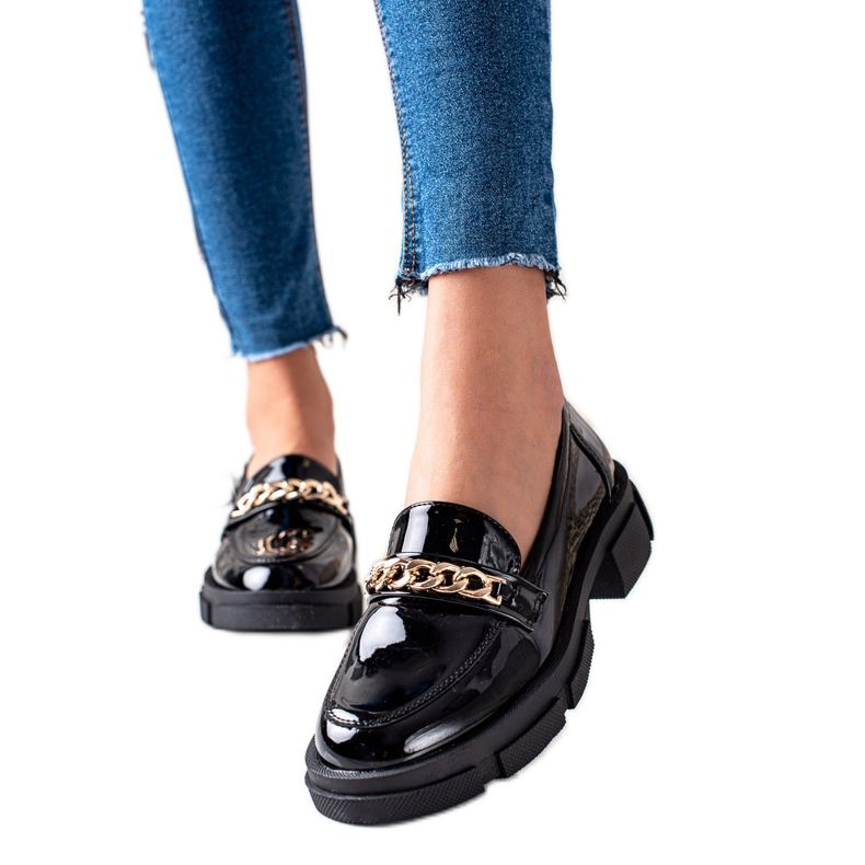 Goodin Schwarze Mode-Loafer