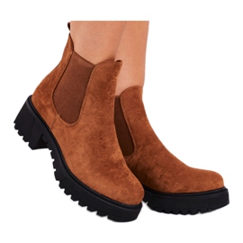 PS1 Hohe Stiefel für Damen Sidamo Camel braun