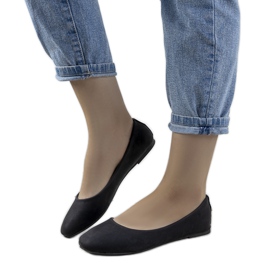 BM Schwarze Charpie klassische Ballerinas für Damen