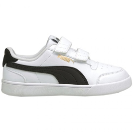 Puma Shuffle V Ps Jr 375689 02 weiß schwarz