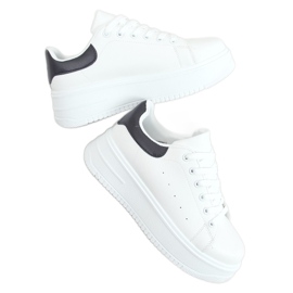 Weiße Damen Sneakers T0YD8240-5 WEISS / SCHWARZ