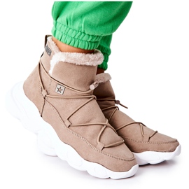 Warme Schneestiefel Big Star Beige II274263