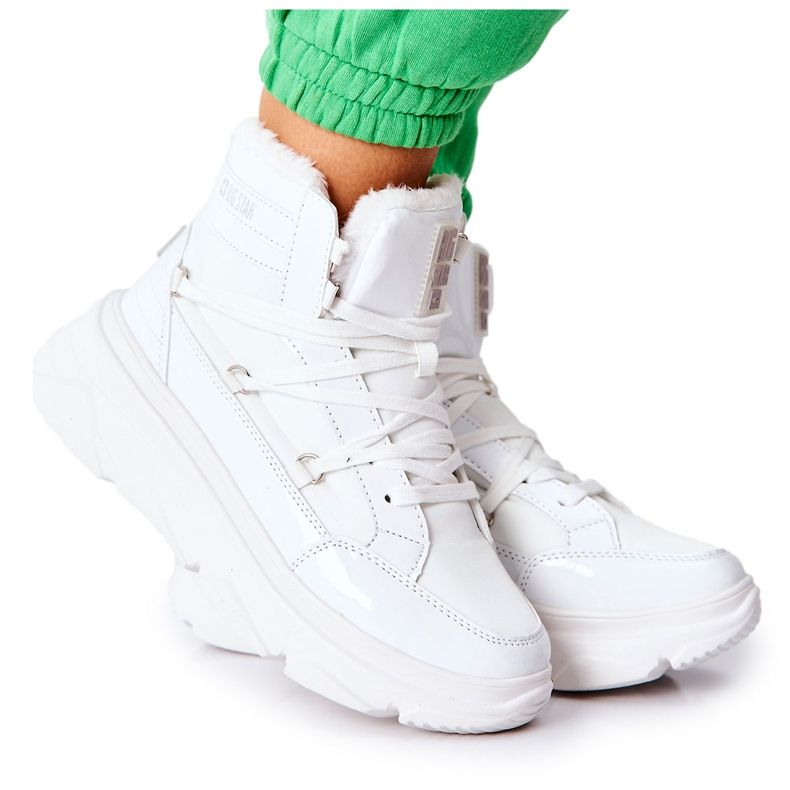 Warme Schneestiefel Big Star II274463 Weiß