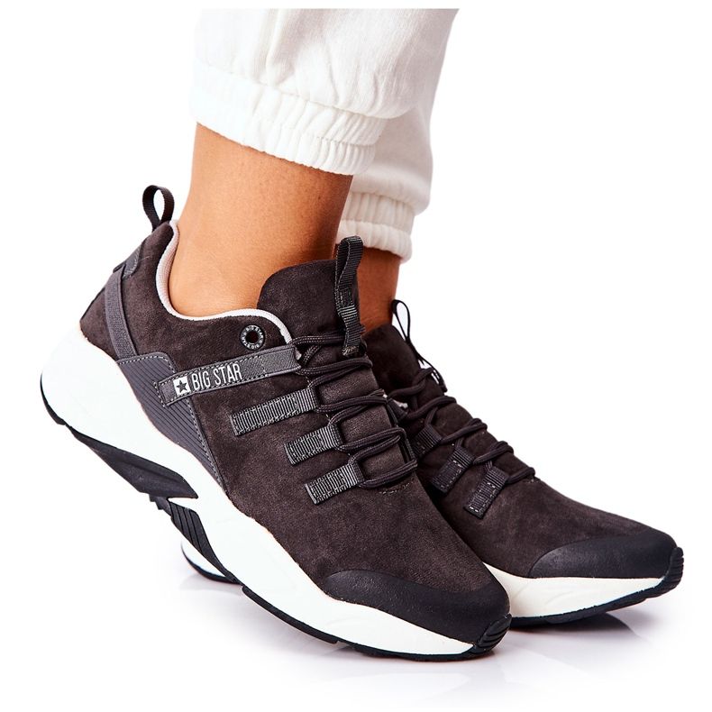 Sportschuhe Memory Foam Big Star II274255 Grau