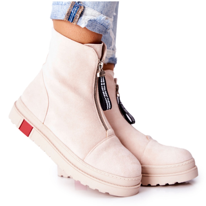 PS1 Damenstiefel On The Platform Beige Charlee