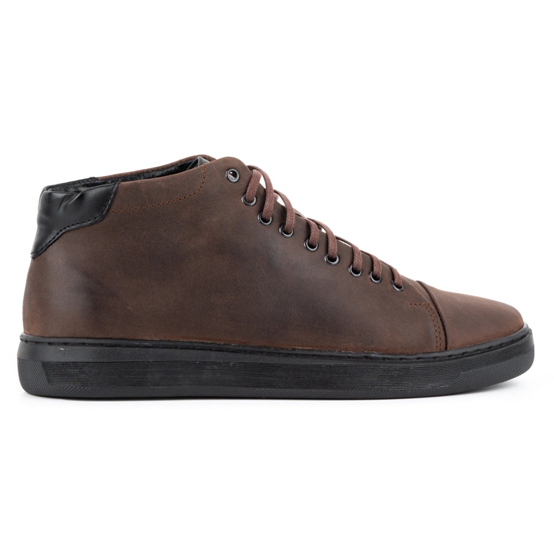 Polbut Herren Lederschuhe 2110sw dunkelbraun