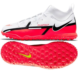 Nike Phantom GT2 Club Dynamic Fit Tf Jr DC0826 167 Fußballschuh mehrfarbig weiß