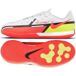 Nike Phantom GT2 Academy Ic Jr DC0816 167 Fußballschuh gelb, mehrfarbig weiß
