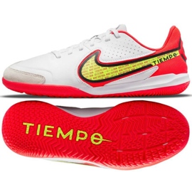 Nike Tiempo Legend 9 Academy Ic Jr DA1329 176 Fußballschuhe gelb, weiß, mehrfarbig weiß