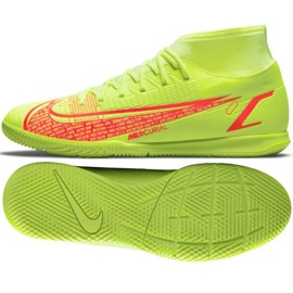 Nike Mercurial Superfly 8 Club Ic M CV0954 760 Fußballschuhe grün gelb gelb