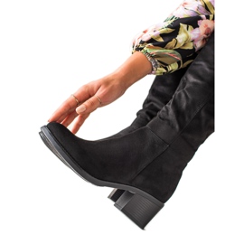 Schwarze VINCEZA Stiefel