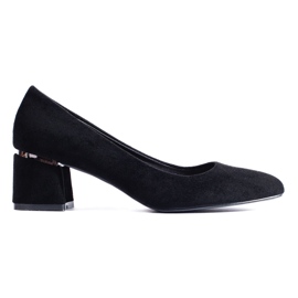 Goodin Elegante Wildlederpumps schwarz