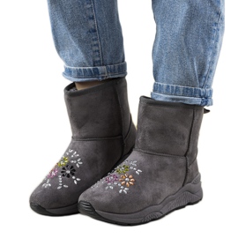 Graue Arana Schneestiefel für Damen