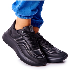 Damen Sportschuhe Memory Foam Big Star II274332 Schwarz