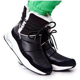 Geknotete Schneestiefel Big Star II274279 Schwarz