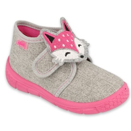 Befado Kinderschuhe 538P053 rosa grau