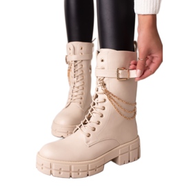 Seastar High Worker mit einer Kette beige