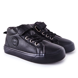 Hohe Sneakers für Kinder Big Star EE374001 Schwarz