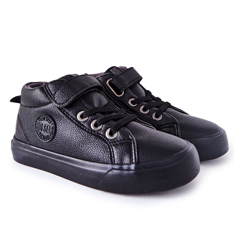 Hohe Sneakers für Kinder Big Star EE374001 Schwarz