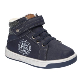 American Club XD21 / 21 Navy Warme Sportschuhe mit Fell navy blau
