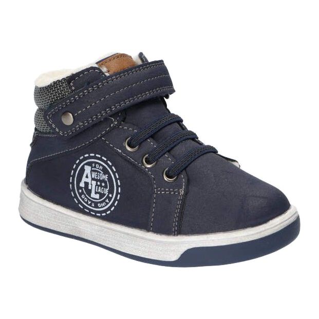 American Club XD21 / 21 Navy Warme Sportschuhe mit Fell navy blau