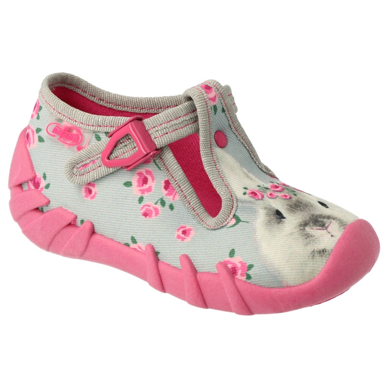 Befado Kinderschuhe 110P425 rosa grau