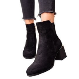 Goodin Elegante Stiefel mit mattem Absatz schwarz